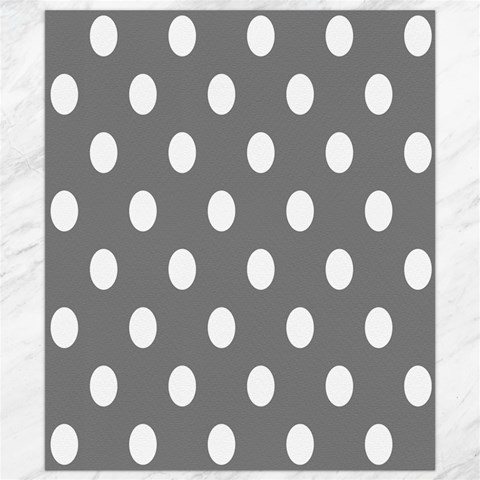 Polka Dots 8.15 x9.66  Canvas - 1