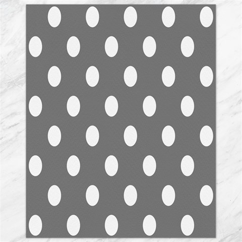 Polka Dots 10.95 x13.48  Canvas - 1