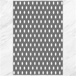 Polka Dots - White on Gray Canvas 24  x 36 