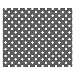 Polka Dots 50 x40  Blanket Back