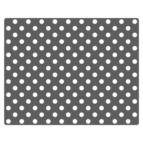 Polka Dots 60 x50  Blanket Front