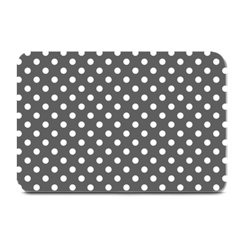 Polka Dots 18 x12  Plate Mat