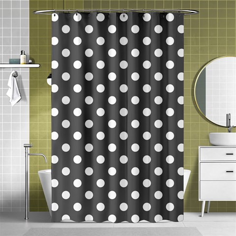 Polka Dots Curtain(48  X 72 ) - 42.18 x64.8  Curtain(48  X 72 )