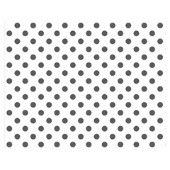 Polka Dots 60 x50  Blanket Back