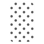 Polka Dots - Dark Gray on White Memory Card Reader (Rectangular)