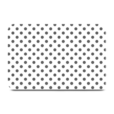 Polka Dots 18 x12  Plate Mat