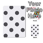 Polka Dots - Dark Gray on White Multi-purpose Cards (Rectangle)