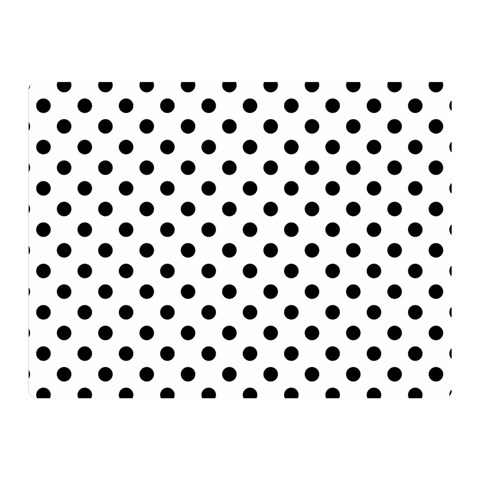 Polka Dots 35 x27  Blanket Front