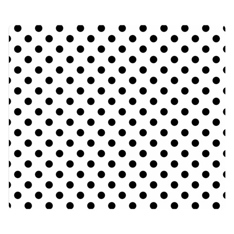 Polka Dots 50 x40  Blanket Front