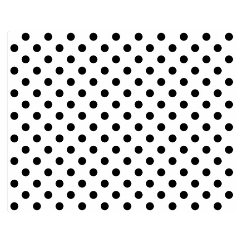 Polka Dots 60 x50  Blanket Front