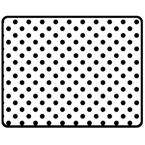 Polka Dots 60 x50  Blanket Front