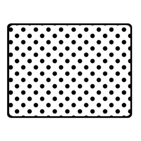 Polka Dots 50 x40  Blanket Front