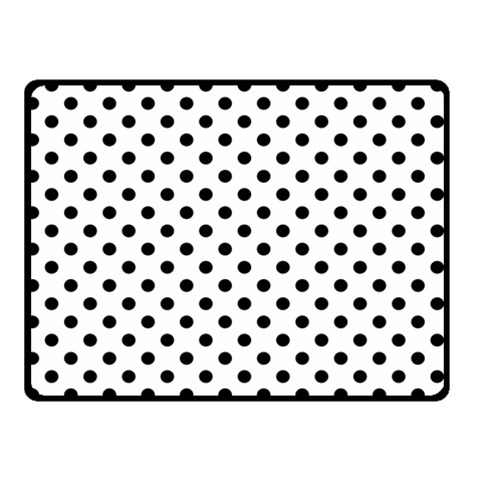 Polka Dots 45 x34  Blanket Front