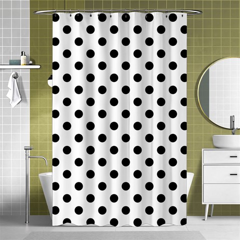 Polka Dots Curtain(48  X 72 ) - 42.18 x64.8  Curtain(48  X 72 )