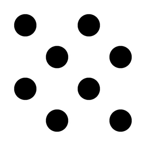 Polka Dots 3.75 x3.75  Memopad