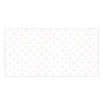 Polka Dots - Seashell on White Satin Shawl