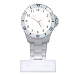 Polka Dots - Seashell on White Nurses Watch