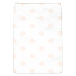Polka Dots - Seashell on White Removable Flap Cover (S)
