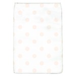 Polka Dots - Seashell on White Removable Flap Cover (L)