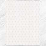 Polka Dots - Seashell on White Canvas 36  x 48 
