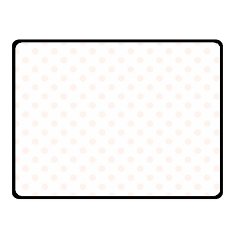 Polka Dots 45 x34  Blanket Back