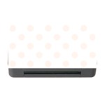 Polka Dots - Seashell on White Memory Card Reader with CF