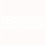 Polka Dots - Seashell on White Medium Bar Mat