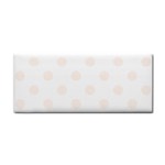 Polka Dots - Seashell on White Hand Towel