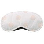 Polka Dots - Seashell on White Sleeping Mask