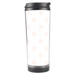 Polka Dots - Seashell on White Travel Tumbler