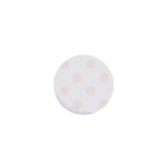 Polka Dots - Seashell on White 1  Mini Magnet