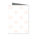 Polka Dots - Seashell on White Mini Greeting Cards (Pkg of 8)