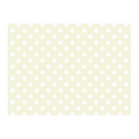 Polka Dots 35 x27  Blanket Back