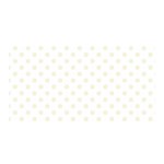 Polka Dots - Beige on White Satin Wrap