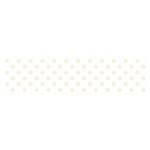 Polka Dots - Beige on White Satin Scarf (Oblong)