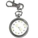 Polka Dots - Beige on White Key Chain Watch