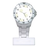 Polka Dots - Beige on White Nurses Watch