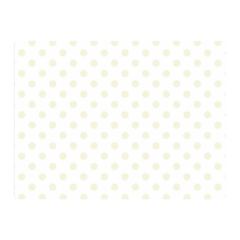 Polka Dots 35 x27  Blanket Back