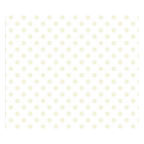 Polka Dots 50 x40  Blanket Back