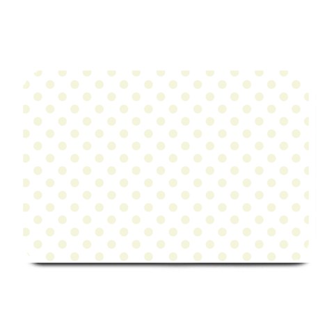 Polka Dots 18 x12  Plate Mat