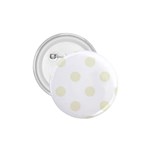 Polka Dots - Beige on White 1.75  Button