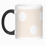 Polka Dots - White on Linen Morph Mug