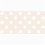 Polka Dots - White on Linen 4  x 8  Photo Cards
