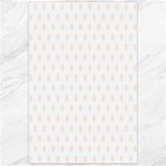 Polka Dots - Linen on White Canvas 24  x 36 