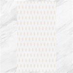 Polka Dots - Linen on White Canvas 40  x 72 