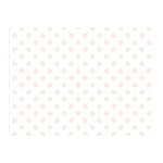 Polka Dots - Linen on White Double Sided Flano Blanket (Mini)