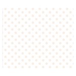 Polka Dots - Linen on White Double Sided Flano Blanket (Small)