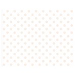 Polka Dots - Linen on White Double Sided Flano Blanket (Medium)