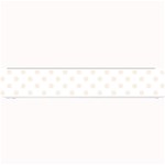 Polka Dots - Linen on White Small Bar Mat