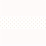 Polka Dots - Linen on White Medium Bar Mat